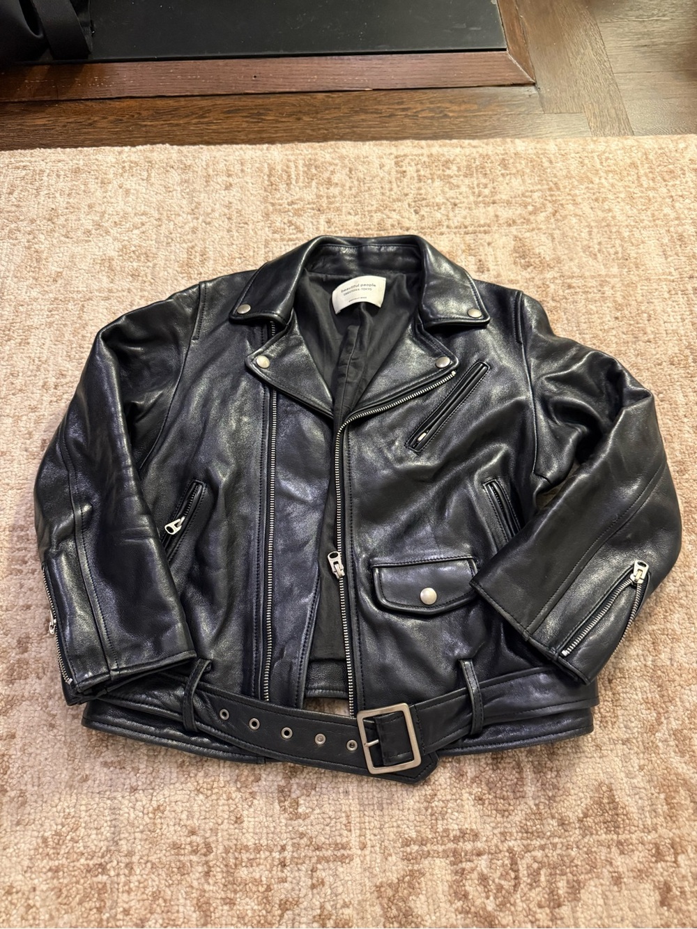 Beautiful People Tokyo Black Leather Jacket